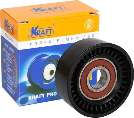 Ролик натяжителя приводного ремня Lada Largus (12-) 16V / Renault Clio (98-12) (Kraft). Артикул KT100951