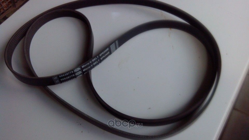 Приводной ремень поликлиновой General Motors. Артикул 96628779