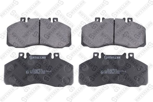 Тормозные колодки Stellox. Артикул 85-01435-SX