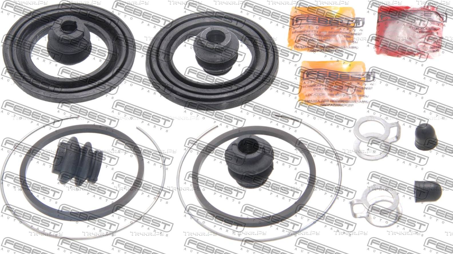 Ремкомплект тормозного суппорта Febest для Toyota bB I 2000-2005. Артикул 0175-SCP10F