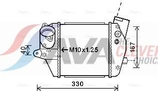 Интеркулер AVA. Артикул MZA4243
