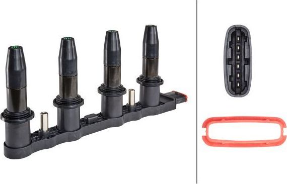 Катушка зажигания Hella для Opel Astra H 2004-2014. Артикул 5DA 193 175-331