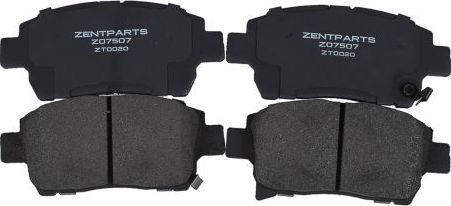 Тормозные колодки Zentparts. Артикул Z07507
