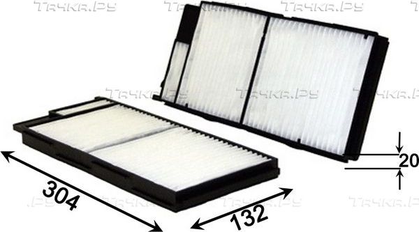 Салонный фильтр JS Asakashi для Lexus LX 470 1998-2008. Артикул AC1506SET