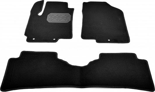 Коврики Норпласт текстильные в салон Kia Rio III 2011-2017. Артикул NPL-VTE-430-351