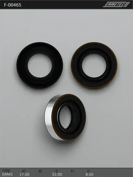 Сальник рулевой рейки 17 32 8 (Emmetec). Артикул F00465