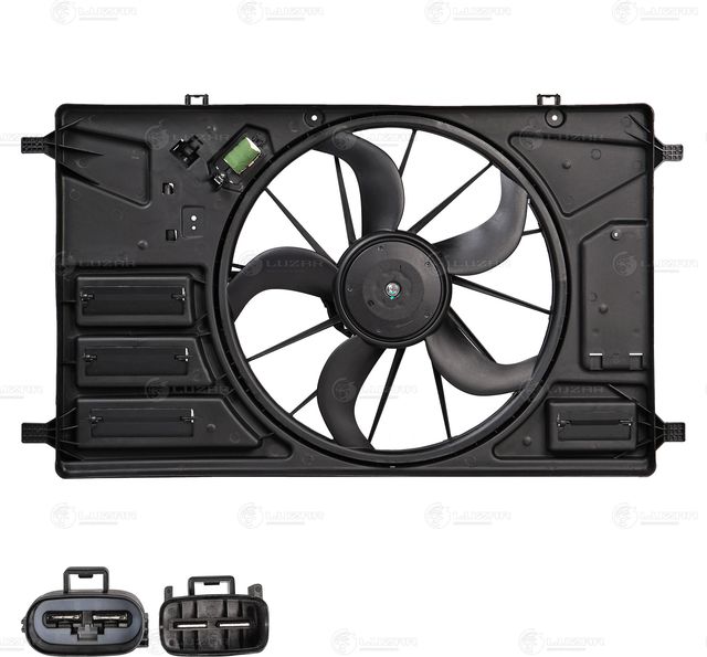 Вентилятор радиатора двигателя Luzar для Ford Transit Custom I 2012-2026. Артикул LFK 1014