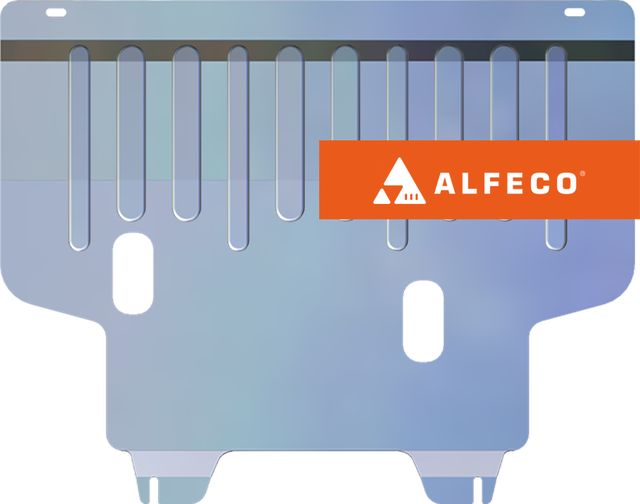 Защита алюминиевая Alfeco для картера и КПП Chery Amulet 2006-2010. Артикул ALF.02.01al