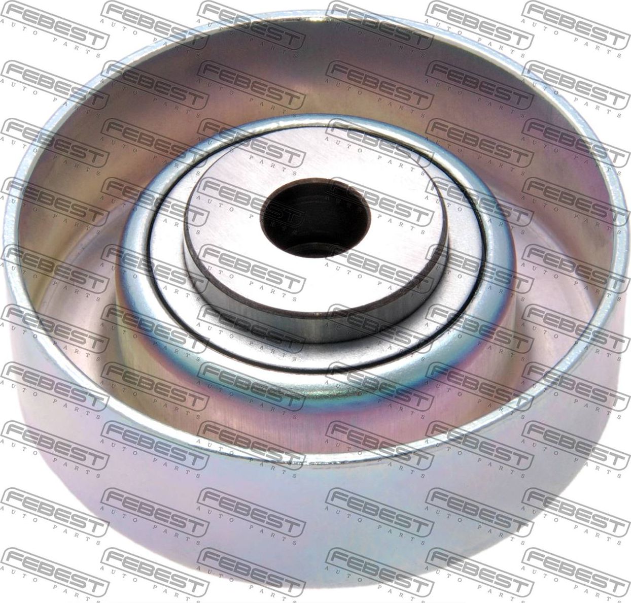 Направляющий (ведущий) ролик приводного поликлинового ремня Febest. Артикул 0488-CU20