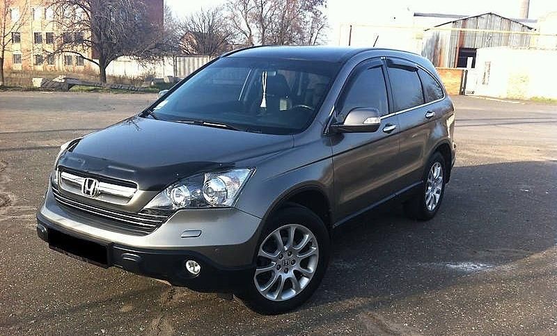 Дефлектор SIM для капота Honda CR-V III 2007-2010. Артикул SHOCRV0712