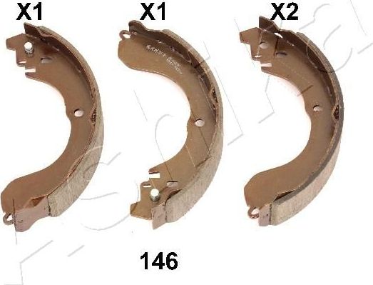 Тормозные колодки ASHIKA. Артикул 55-01-146