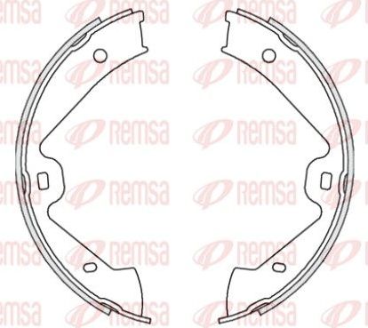 Тормозные колодки (стояночная тормозная система) Remsa. Артикул 4675.00