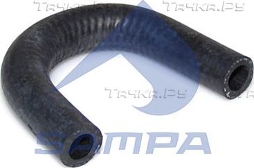 Патрубок радиатора (системы охлаждения) Sampa для Mercedes-Benz Axor 2002-2004. Артикул 010.376