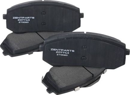 Тормозные колодки Zentparts. Артикул Z07743