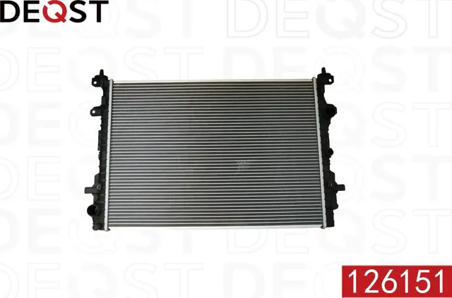 Радиатор охлаждения двигателя GEELY COOLRAY (19-)/EMGRAND II (21-) 1.5i/1.5T (Deqst). Артикул 126151
