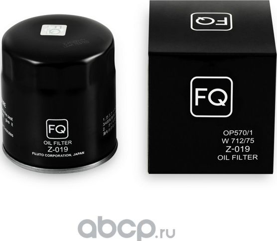 Масляный фильтр Z-019 OP570/1 W 712/75, 1 шт (FQ). Артикул Z019