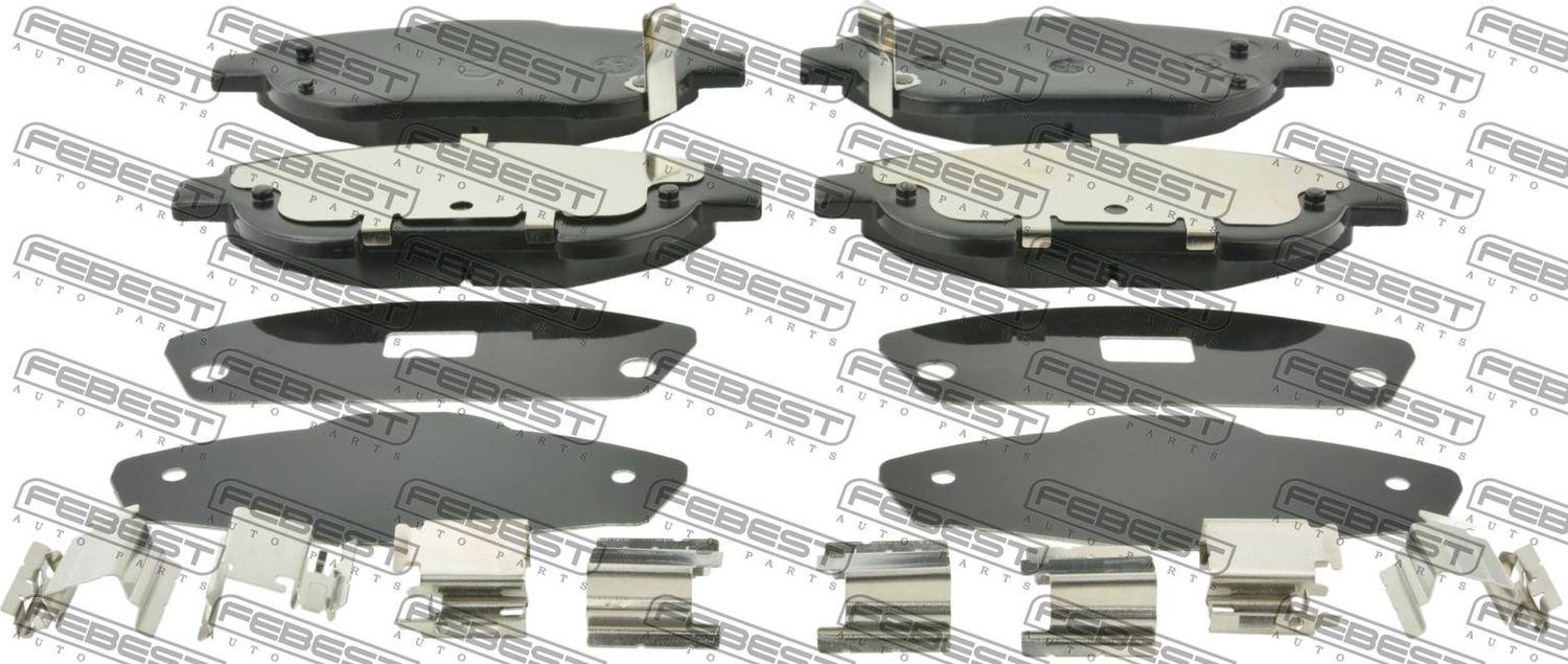 Тормозные колодки Febest. Артикул 0101-ADT271F