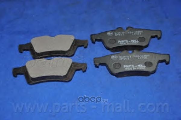 Колодки задние FORD/MAZDA/NIS/OP/REN/VOL PARTS-MALL PKH-E08 Parts-Mall. Артикул PKH-E08