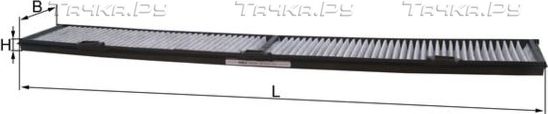 Салонный фильтр Mahle для Alpina D3 E90/E92 2005-2013. Артикул LAK 248