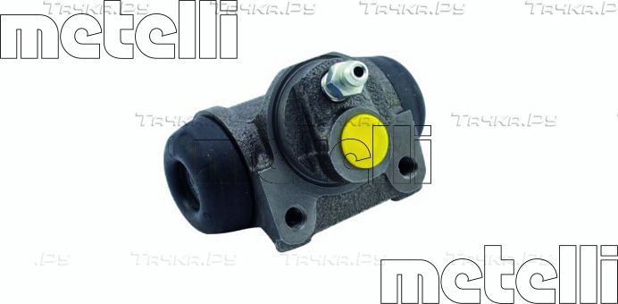 Тормозной цилиндр Metelli (Чугун) задний для Lancia Dedra 1989-1994. Артикул 04-0253