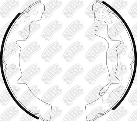 Тормозные колодки NiBK. Артикул FN2354