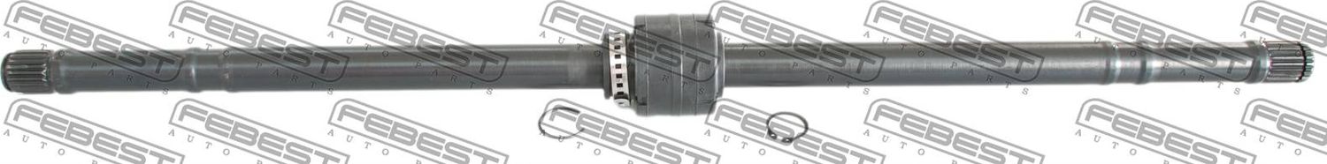 Полуось (привод в сборе, приводной вал) Febest. Артикул 0212-P10RH