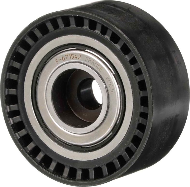 Направляющий (ведущий) ролик приводного поликлинового ремня Gates (полимерный материал). Артикул T36854