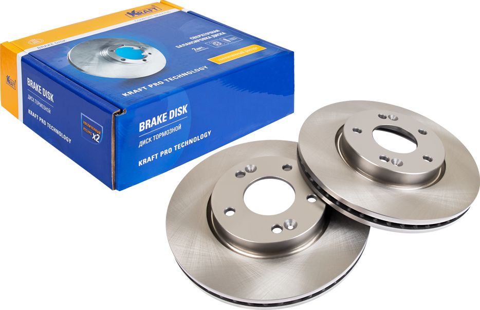 Диск тормозной KIA CEED 06- перед. D280mm (Kraft). Артикул KT016064