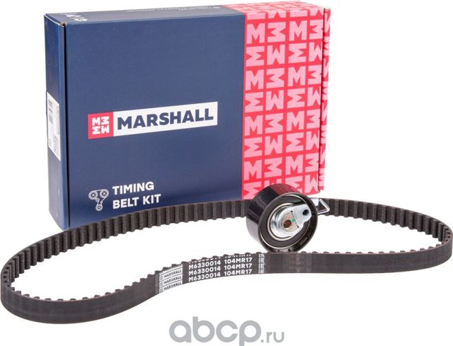 Комплект ГРМ Citroen Berlingo 02-, C2 03-, C3 II 09-  Peugeot 1007 05-, 206 98- (Marshall) Marshall. Артикул M6330014