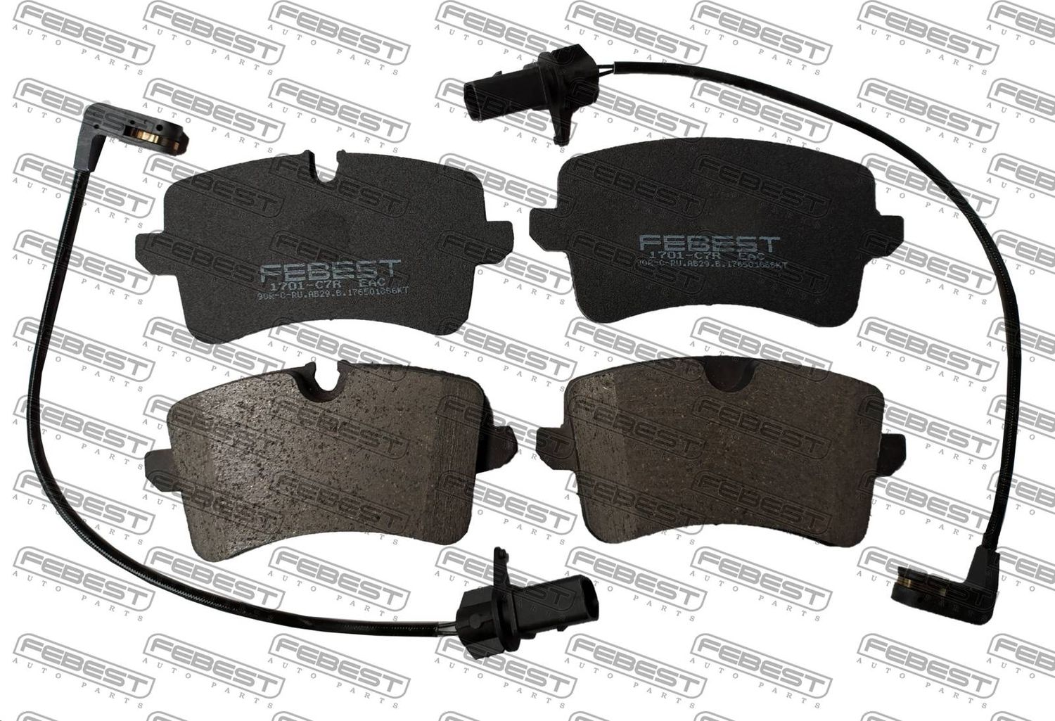 Тормозные колодки Febest. Артикул 1701-C7R