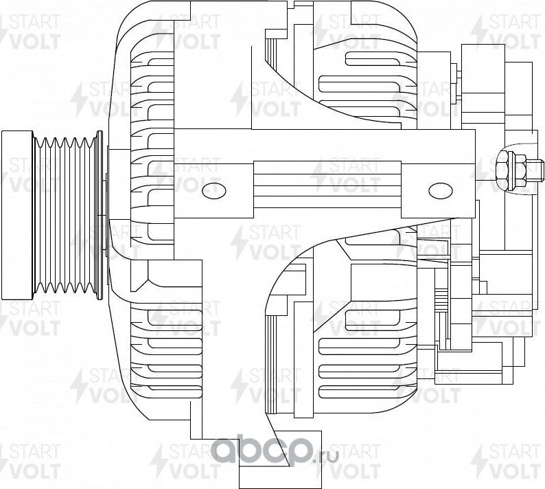 Генератор StartVOLT. Артикул LG 1057
