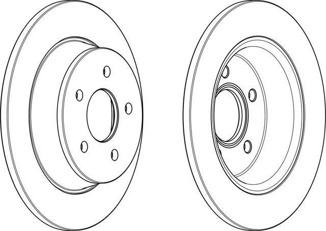 Тормозной диск Ferodo Premier задний для Ford C-MAX II 2010-2019. Артикул DDF2058C