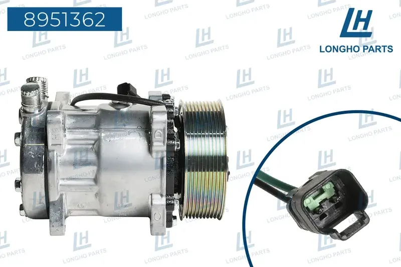 Компрессор кондиционера MAN 51779707028 (Longho). Артикул 8951362