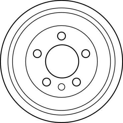 Тормозной барабан TRW задний для SEAT Cordoba II 2002-2009. Артикул DB4299
