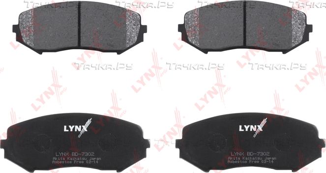 Тормозные колодки LYNXauto. Артикул BD-7302
