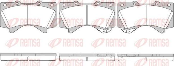 Тормозные колодки Remsa. Артикул 1271.02
