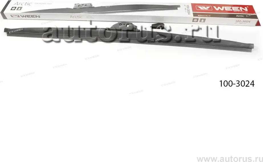 WEEN Щётка стеклоочистителя зимняя универсальная ARCTIC 24/600mm адаптер крючок Ween. Артикул 1003024