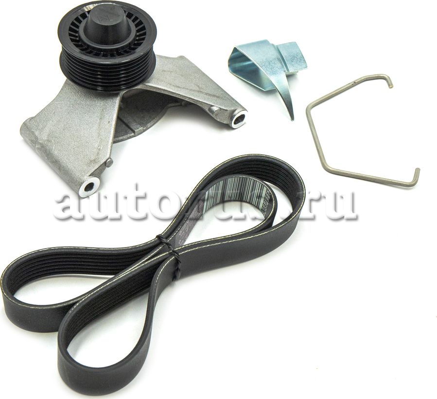 Приводной ремень поликлиновой с роликами (комплект) Renault. Артикул 117205500R