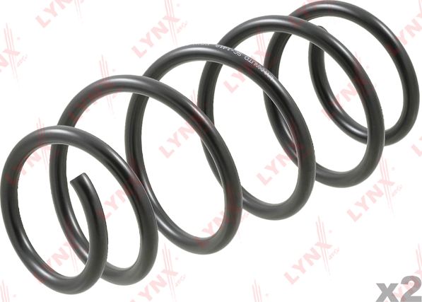 Пружина подвески LYNXauto передняя для Ford Fiesta VI 2008-2019. Артикул SC-1419