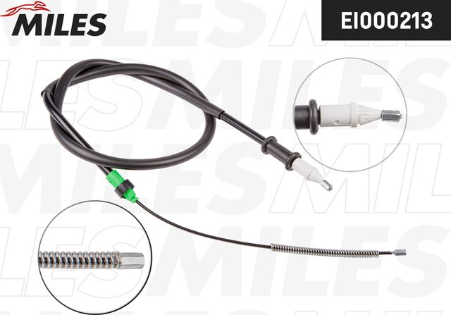 Трос ручника (тросик ручного тормоза) Miles. Артикул EI000213
