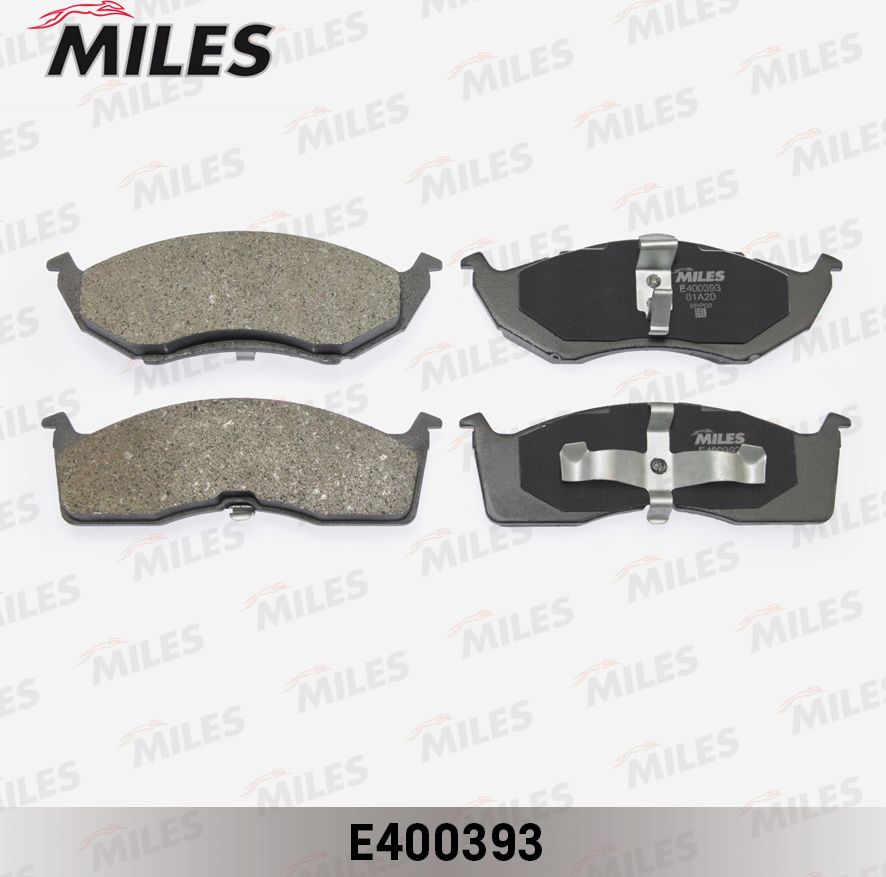 Тормозные колодки Miles (Low-Metallic). Артикул E400393