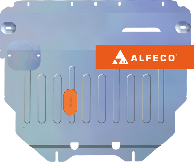 Защита алюминиевая Alfeco для картера и КПП Geely Tugella 2019-2026. Артикул ALF.08.18al