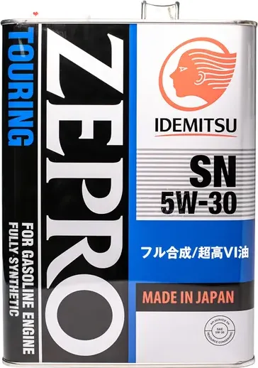 ZEPRO TOURING 5W30 SN  4L (Idemitsu). Артикул 4251-004