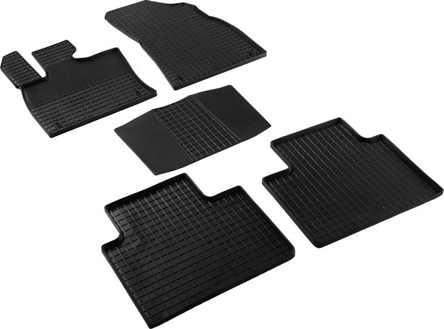 Коврики резиновые Seintex с узором сетка для салона Geely Atlas II 4WD 2023-2026. Артикул 317057