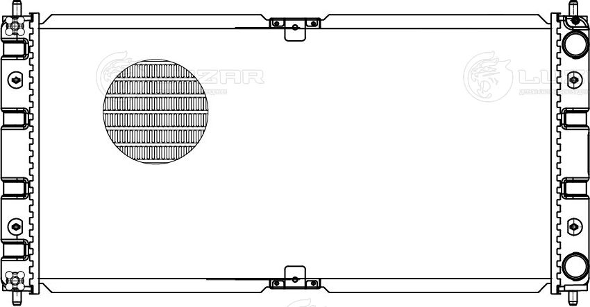 Радиатор охлаждения двигателя Luzar. Артикул LRc 0133