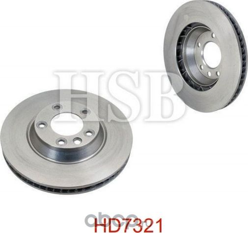 Диск тормозной пердн. лев. AUDI  Q7 06-, PORSCHE  CAYENNE 02-, VW  TOUAREG 02 (HSB). Артикул HD7321