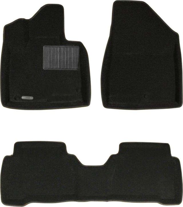 Коврики текстильные Euromat 3D Business для салона Hyundai Santa Fe III 2012-2018. Артикул EMC3D-002723