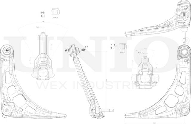 Рычаг подвески (Unio). Артикул SSP-40158