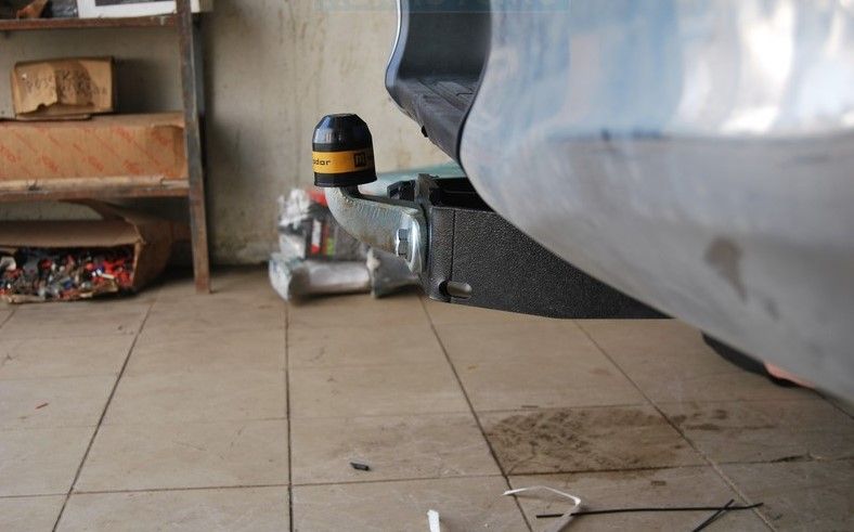 Фаркоп Мотодор для Toyota Hilux VIII 2015-2026. Фланцевое крепление. Артикул 92507-F