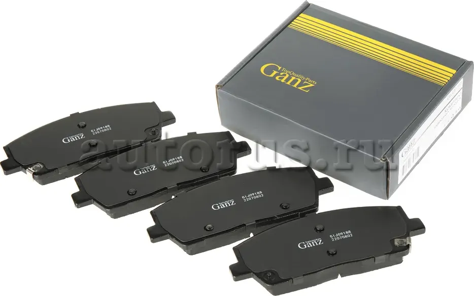Колодки передние (Ganz). Артикул GIJ09188